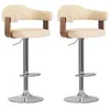 Image de vidaXL Lot de 2 Tabourets de Bar Chaise de Pub Siège de Bistrot Meuble de Salle à Manger Cuisine Salon Maison Intérieur 327335