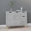 Image de Buffet Gris Béton 90x30x72 Cm Bois D'ingénierie Vidaxl