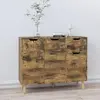 Image de Buffet Chêne Fumé 90x30x72 Cm Bois D'ingénierie Vidaxl