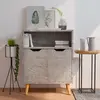 Image de Buffet Gris Béton 60x30x72 Cm Bois D'ingénierie Vidaxl