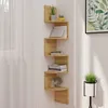 Image de vidaXL Étagère dangle murale chêne sonoma 19x19x123cm bois ingénierie 326834