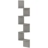 Image de Étagère D'angle Murale Gris Béton 19x19x123cm Bois D'ingénierie Vidaxl