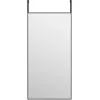 Image de Miroir De Porte Noir 40x80 Cm Verre Et Aluminium Vidaxl