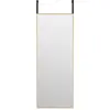 Image de Miroir De Porte Doré 30x80 Cm Verre Et Aluminium Vidaxl