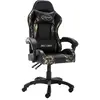 Image de Fauteuil De Jeux Vidéo Noir Et Camouflage Similicuir Vidaxl