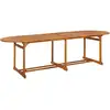 Image de Table À Dîner De Jardin 280x90x75 Cm Bois D'acacia Massif Vidaxl