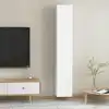 Image de Meubles Tv 2 Pcs Blanc 30,5x30x90 Cm Bois D’ingénierie Vidaxl