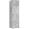 Image de Meuble Tv Gris Béton 30,5x30x110 Cm Bois D’ingénierie Vidaxl