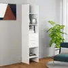 Image de Bibliothèque Blanc 40x35x180 Cm Bois D'ingénierie Vidaxl