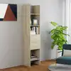 Image de Bibliothèque Chêne Sonoma 40x35x180 Cm Bois D’ingénierie Vidaxl