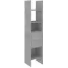 Image de Vidaxl bibliothèque gris béton 40x35x180 cm bois d’ingénierie