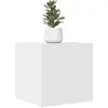 Image de Meuble Tv Mural Blanc 30,5x30x30 Cm Vidaxl