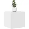 Image de Meubles Tv Muraux 2 Pcs Blanc 30,5x30x30 Cm Vidaxl