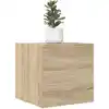 Image de Meubles Tv Muraux 2 Pcs Chêne Sonoma 30,5x30x30 Cm Vidaxl