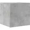Image de Meuble Tv Mural Gris Béton 30,5x30x30 Cm Vidaxl