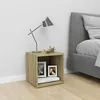 Image de vidaXL Meuble TV chêne sonoma 37x35x37 cm bois d'ingénierie 805507