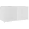 Image de Meuble Tv Blanc 72x35x36,5 Cm Bois D’ingénierie Vidaxl