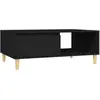 Image de Table Basse Noir 90x60x35 Cm Bois D'ingénierie Vidaxl