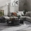 Image de vidaXL Table basse Gris brillant 1035x60x35 cm Aggloméré