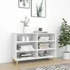 Image de Buffet Blanc 103,5x35x70 Cm Bois D'ingénierie Vidaxl
