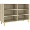 Image de Buffet Chêne Sonoma 103,5x35x70 Cm Bois D'ingénierie Vidaxl