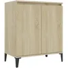 Image de Buffet Chêne Sonoma 60x35x70 Cm Bois D'ingénierie Vidaxl