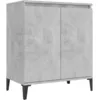 Image de Buffet Gris Béton 60x35x70 Cm Bois D'ingénierie Vidaxl