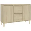 Image de Buffet Chêne Sonoma 101x35x70 Cm Bois D'ingénierie Vidaxl