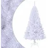 Image de Arbre De Noël Artificiel Avec Branches Épaisses Blanc 120cm Pvc Vidaxl