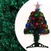 Image de Arbre De Noël Pré-éclairé Avec Support Et Led 64 Cm Fibre Optique Vidaxl