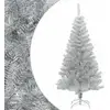 Image de Sapin De Noël Artificiel Avec Support Argenté 120 Cm Pet Vidaxl