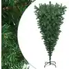 Image de Sapin De Noël Artificiel Renversé Avec Support Vert 180 Cm Vidaxl