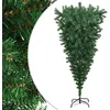 Image de Sapin De Noël Artificiel Renversé Avec Support Vert 210 Cm Vidaxl