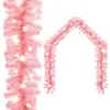 Image de Guirlande De Noël Avec Lumières Led 5 M Rose Vidaxl