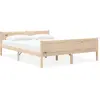 Image de Cadre De Lit Sans Matelas Bois Massif De Pin 140x200 Cm Vidaxl
