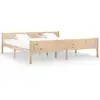 Image de Cadre De Lit Sans Matelas Bois Massif De Pin 200x200 Cm Vidaxl