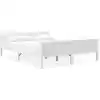 Image de Cadre De Lit Sans Matelas Bois Massif De Pin Blanc 140x200 Cm Vidaxl