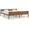 Image de Cadre De Lit Sans Matelas Pin Massif Marron Miel 180x200 Cm Vidaxl