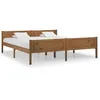 Image de vidaXL Cadre de lit sans matelas pin massif marron miel 180x200 cm 322115
