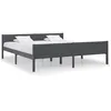 Image de vidaXL Cadre de lit sans matelas bois massif de pin gris 180x200 cm 322129