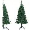 Image de Sapin De Noël Artificiel D'angle Vert 150 Cm Pvc Vidaxl