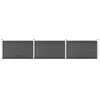 Image de vidaXL Ensemble de Panneau de Clôture Barrière de Jardin Mur de Clôture Bordure de Balcon Patio Terrasse Arrière-cour 3070448