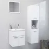 Image de Ensemble De Meubles De Salle De Bain Blanc Aggloméré Vidaxl