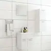 Image de Ensemble De Meubles De Salle De Bain Blanc Aggloméré Vidaxl