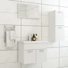 Image de Ensemble De Meubles De Salle De Bain Blanc Bois D'ingénierie Vidaxl