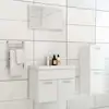 Image de Ensemble De Meubles De Salle De Bain Blanc Aggloméré Vidaxl