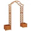 Image de Vidaxl pergola de jardin avec jardinière bois pin massif