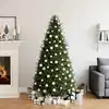 Image de Ensemble De Boules De Noël 100 Pcs Blanc Vidaxl