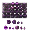 Image de Ensemble De Boules De Noël 100 Pcs Violet Vidaxl