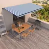 Image de vidaXL Auvent Manuel Rétractable Auvent de Terrasse Store de Balcon Véranda Jardin Patio Extérieur Ombrage des Fenêtres 3069236